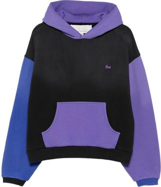 ERL Colour-block Logo-patch Hoodie