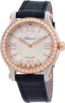Chopard Happy Sport Automatic Chronometer Diamond Silver Dial Ladies Watch 278608-6003