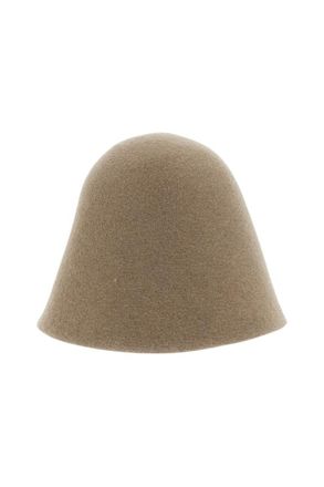 Jacquemus Beige Logo Cloche Hat
