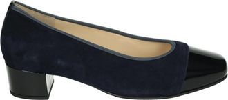 Hassia Blauwe Pumps met Uitneembaar Voetbed - Dames - Pumps - Blauw - 38 1/2 EU - Su&egrave;de - Schoenen