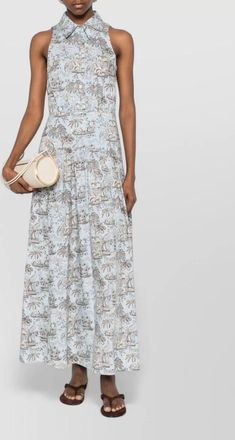 Staud cotton stretch maxi dress