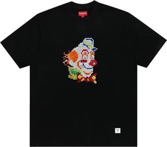 SUPREME T-shirt Clown con paillettes - Nero
