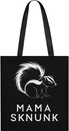 Generic Skunk Mama Tote Bag for Women Men Shoulder Bags Purses Pouch Handbags