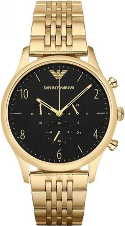 Emporio Armani AR1893 Beta Mens Gold Chronograph Watch - One Size