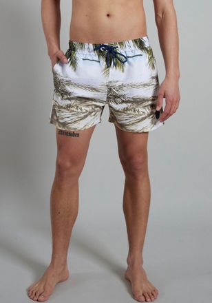 Ceceba Badeshorts CECEBA, Herren, Gr. 8 (XXL), N-Gr, bunt (gr&uuml;n, dunkel, multicolor1), Popeline, Obermaterial: 100% Polyester. Innenslip: 100% Polyester, gem