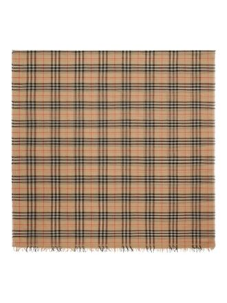 Burberry checkered scarf - Neutrals