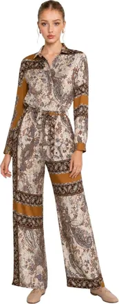 Kocca Jumpsuits & Playsuits, Dames, Veelkleurig, XS, Jumpsuit met Paisleyprint