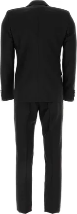 Prada Mens Black Wool Blend Tuxedo Nero Wmwo Completi