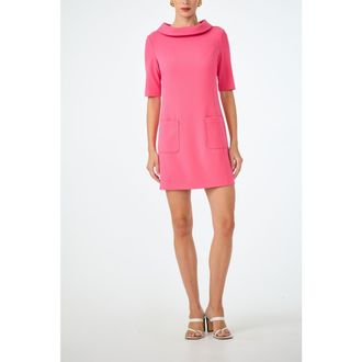 Trina Turk Maleko Folded Neckline Dress in Rio Rose at Nordstrom, Size 10