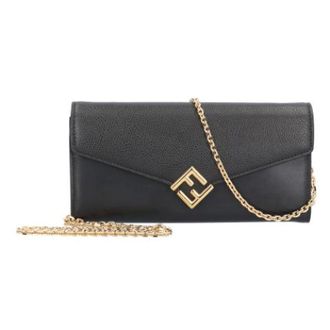 Fendi Pre-owned Clutches, female, Black, Size: ONE SIZE Pre-owned Shoulder Bag