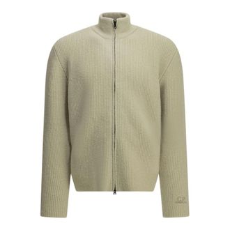 C.P. Company C.p. Company - Vest met knoopsluiting - Heren - Truien - Wit - Maat: XL Wol