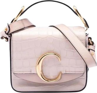 Chlo&eacute; Pre-owned Satchel Bag - Dames - Vintage Handtas - Roze - ONE Size - Leer - Vintage