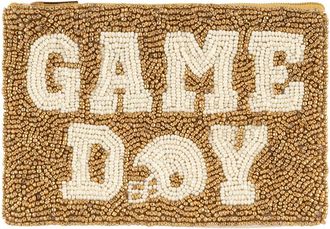 Shiraleah Game Day Beaded Zip Pouch