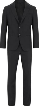 Giorgio Armani Single Breasted Suits, male, Black, 3XL, Soho Line Suit