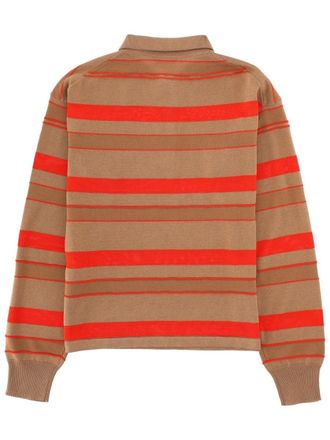 J.W.Anderson Wool-Blend Polo Shirt - Beige
