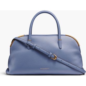 DKNY Satin Leather Satchel in Tempest at Nordstrom
