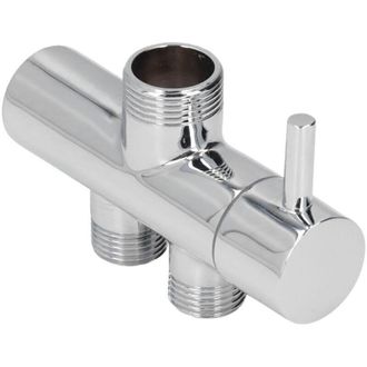 OEM Deviatore Per Braccio Doccia Da G3/4 A G1/2, Raccordo A T A Tenuta Stagna, Valvola Deviatrice Per Doccia In Ottone Per Bagno - Crezuo