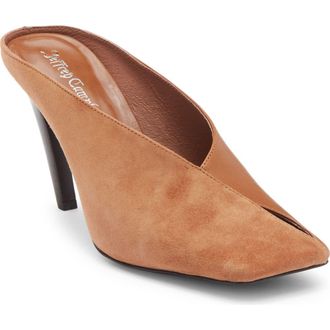 Jeffrey Campbell Hoof It Mule in Camel Suede Combo at Nordstrom Rack, Size 8.5