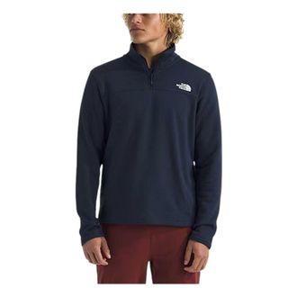 The North Face Cedar Trail Grid Fleece &frac14;-Zip Jacket Summit Navy NF0A8AZE8K2