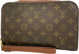 Louis Vuitton Brown Clutch Bag (Pre-Owned)