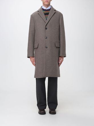 Dries Van Noten Knee-Length Wool-Blend Coat with Lapels and Back Vent