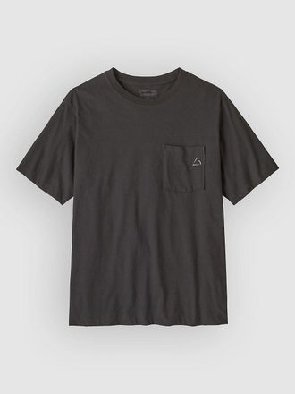 Patagonia Fitz Roy Massif Pocket Camiseta negro