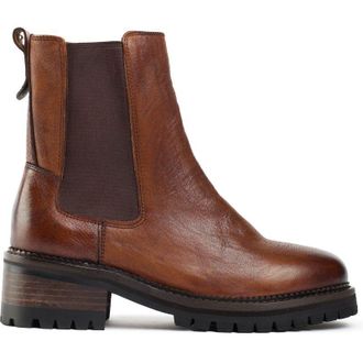 Sole Womens Crafted Press Chelsea Boots - Tan Leather - Size UK 4