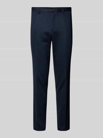 Roy Robson Slim Fit Jersey Stoffhose aus Viskose-Mix in Marine, Gr&ouml;&szlig;e 46