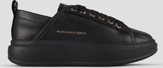Alexander Smith Wembley Woman in soft black leather and black sole