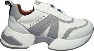 Alexander Smith Sneaker Pelle - Dames - Sneakers - Wit - 38 EU - Leer - Schoenen