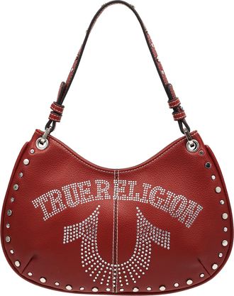 True Religion Studs and Bling Horseshoe Hobo Bag
