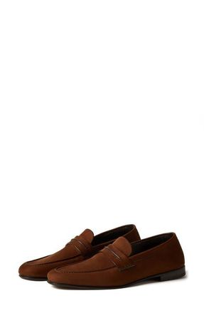 Ermenegildo Zegna Light Brown SECONDSKIN Driving Loafer at Nordstrom, Size 11.5Us