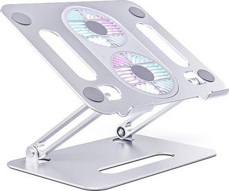 OEM Adecuado Ajustable Port&aacute;til, Port&aacute;til Concentrador Ordenadores 10 15 Pulgadas, Elevador Ergon&oacute;mico Ordenador Radiador Aluminio Port&aacute;til, Plateado