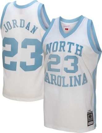 Mitchell & Ness Mens Mitchell & Ness Michael Jordan White North Carolina Tar Heels 1983/84 Authentic Retired Player Jersey at Nordstrom, Size X-Large