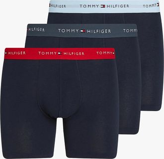 Tommy Hilfiger Mens Tommy Hilfiger LOGO 3 Pack Mens Boxer Briefs Multicoloured - Size: 32/34/35
