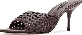 Nine West Kirela Womens Dress Sandals Dark Brown : 7.5 M, Faux Leather