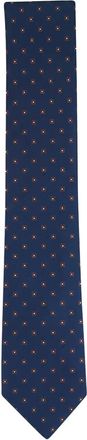 Canali Collana con motivo jacquard - Blu