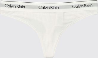 Calvin Klein Perizoma in misto cotone con logo Calvin Klein