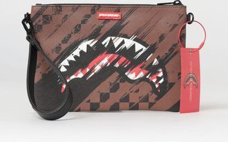 Sprayground Pouch in cotone spalmato saffiano stampato