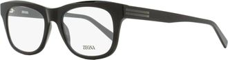 Ermenegildo Zegna Mens Thin Profile Eyeglasses EZ5283 001 Black 53mm