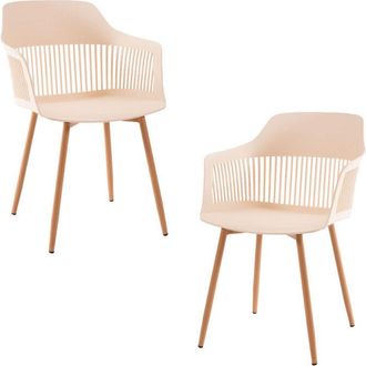 Regalos Miguel Packs Sillas Comedor - Pack 2 Sillas Lisy - Beige