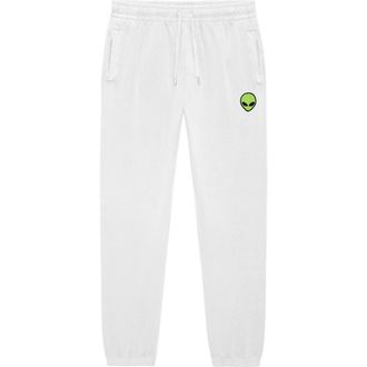 Dalix Mens Alien Heavy Weight Fleece Sweatpant in White at Nordstrom, Size Xxx-Large