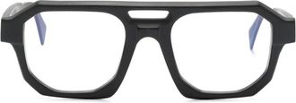 Kuboraum Occhiali K33 squadrati - Nero