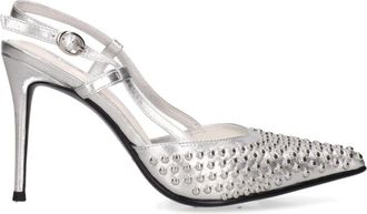 Marc Ellis Pumps met puntige neus - Dames - Pumps - Grijs - 37 EU - Leer - Schoenen
