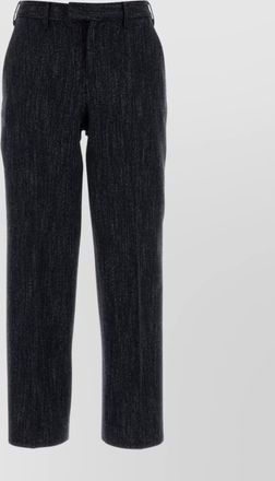 Pantaloni Torino wool blend trousers with pockets and loops