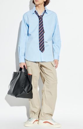 Dsquared2 Cotton Shirt, Mens, Light Blue