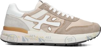 Premiata Heren Sneakers Mick Taupe Kleur - Heren - Sneakers - Beige - 45 EU - Schoenen