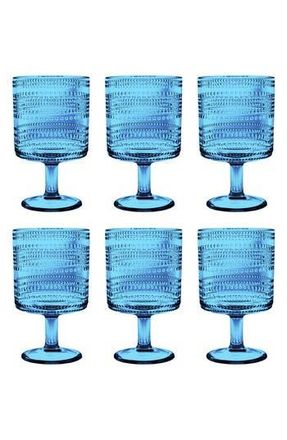 TarHong Set of 6 Stacking Goblets in Blue at Nordstrom Rack
