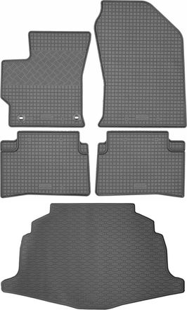OEM Juego De Alfombrillas De Goma Para Coche Y Alfombrilla Para Maletero Para Toyota Corolla Xii Hatchback A Partir De Marzo De 2019