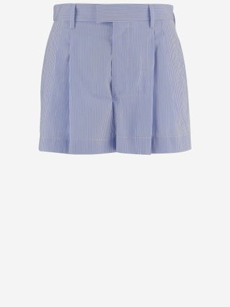 ARMARIUM Cotton Shorts With Striped Pattern